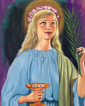 St Lucy N- CATHOLIC PRINTS PICTURES