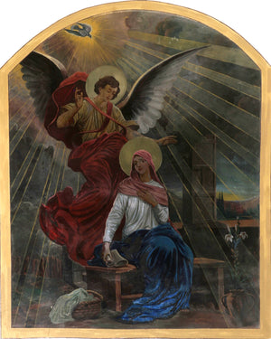 THE ANNUNCIATION SH - CATHOLIC PRINTS PICTURES