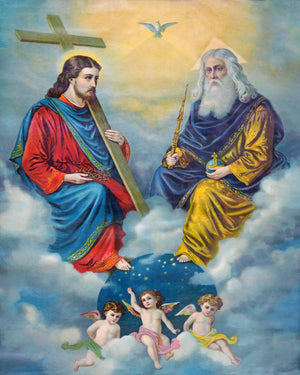 THE HOLY TRINITY SH1 - CATHOLIC PRINTS PICTURES