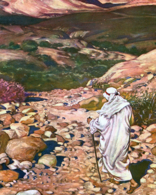 Temptation in the Desert C - CATHOLIC PRINTS PICTURES