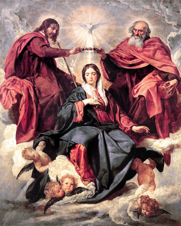 THE CORONATION OF MARY- CATHOLIC PRINTS PICTURES