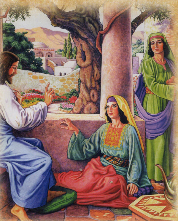 Two Sisters Serve Jesus T - CATHOLIC PRINTS PICTURES