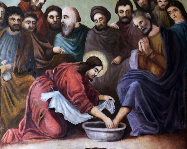 WASHING OF FEET SH2 - CATHOLIC PRINTS PICTURES