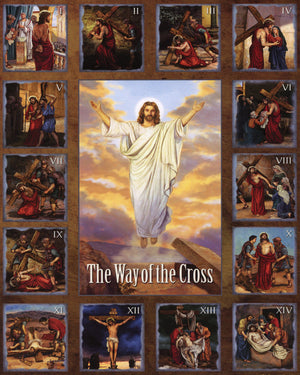 WAY OF THE CROSS P - CATHOLIC PRINTS PICTURES