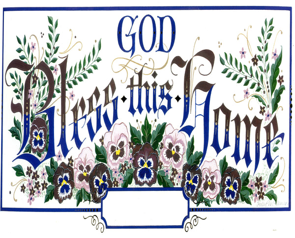 GOD BLESS HOME - CATHOLIC PRINTS PICTURES