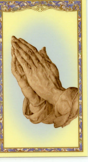 SERENITY PRAYER- LAMINATED HOLY CARDS- QUANTITY 25 PRAYER CARDS