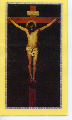 STATIONS OF THE CROSS - LAMINATED HOLY CARDS- QUANTITY 25 PRAYER CARDS