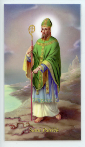 IRISH BLESSING - LAMINATED HOLY CARDS- QUANTITY 25 PRAYER CARDS