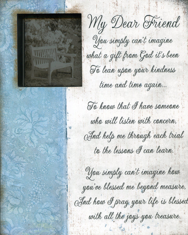 MY DEAR FRIEND- CATHOLIC PRINTS PICTURES